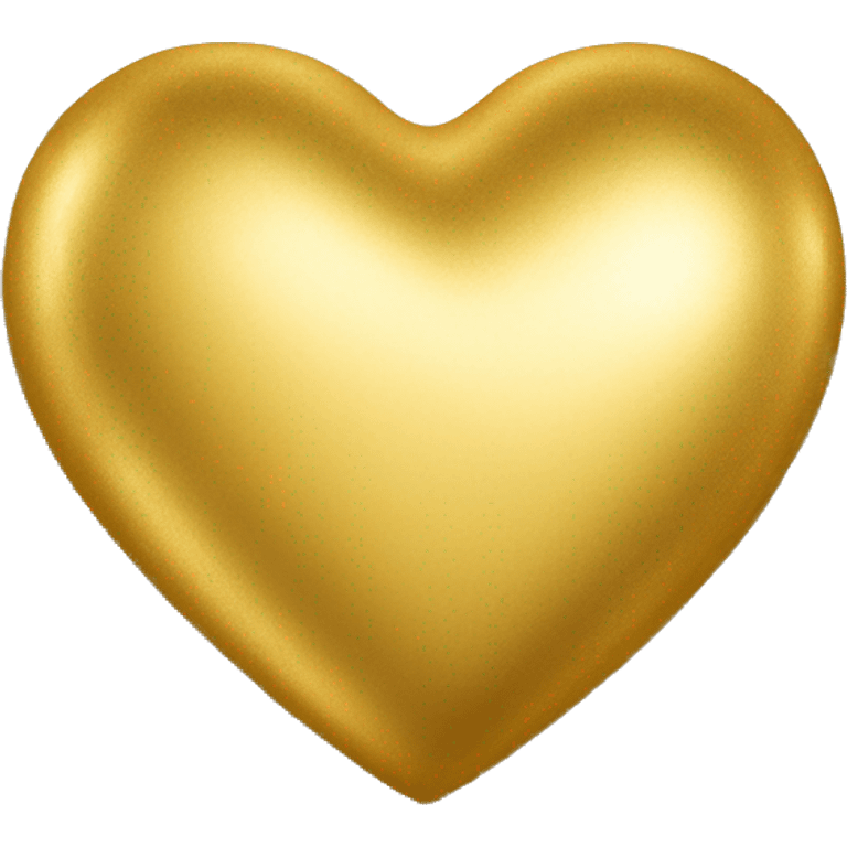 Gold heart emoji