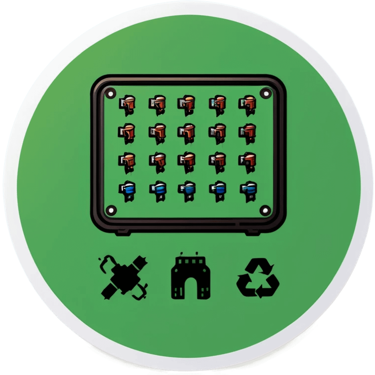 recycling electric materials emoji