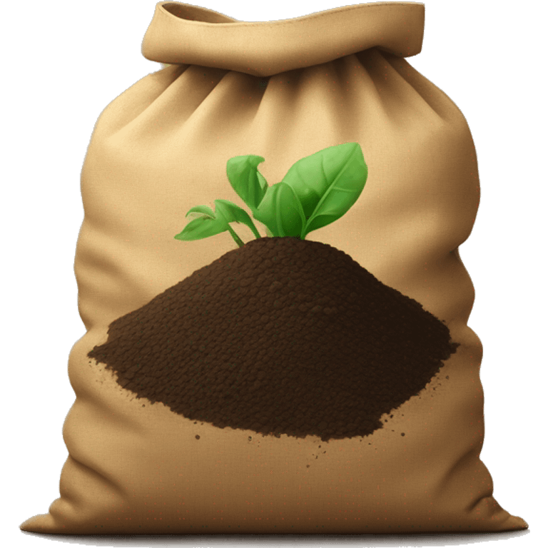 soil on a bag emoji