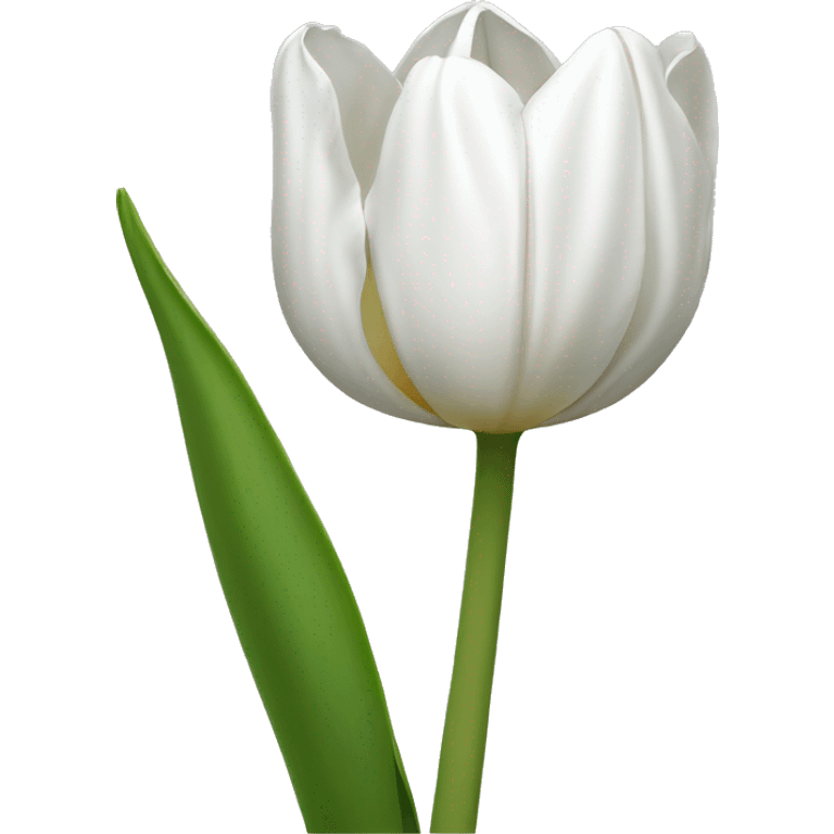 white tulip emoji