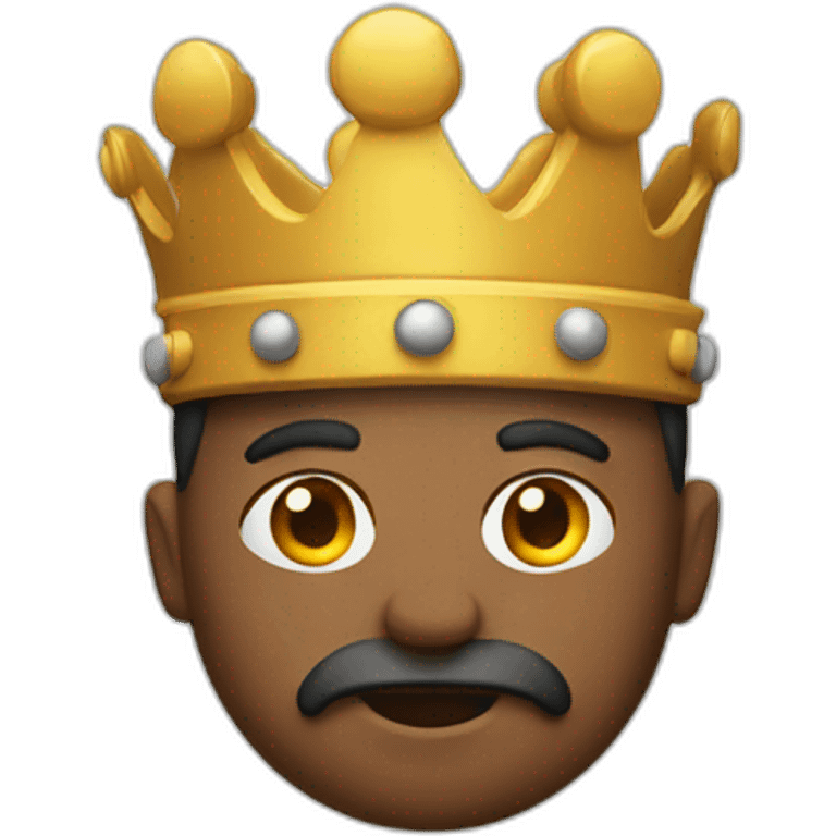 Rugged skill with a crown emoji