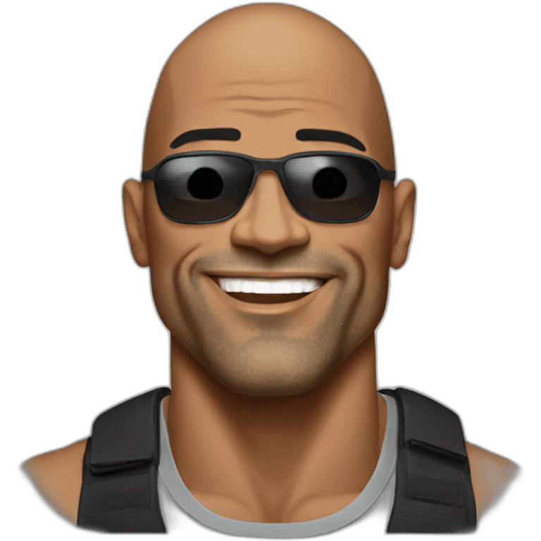 THE ROCK LAPTOP emoji