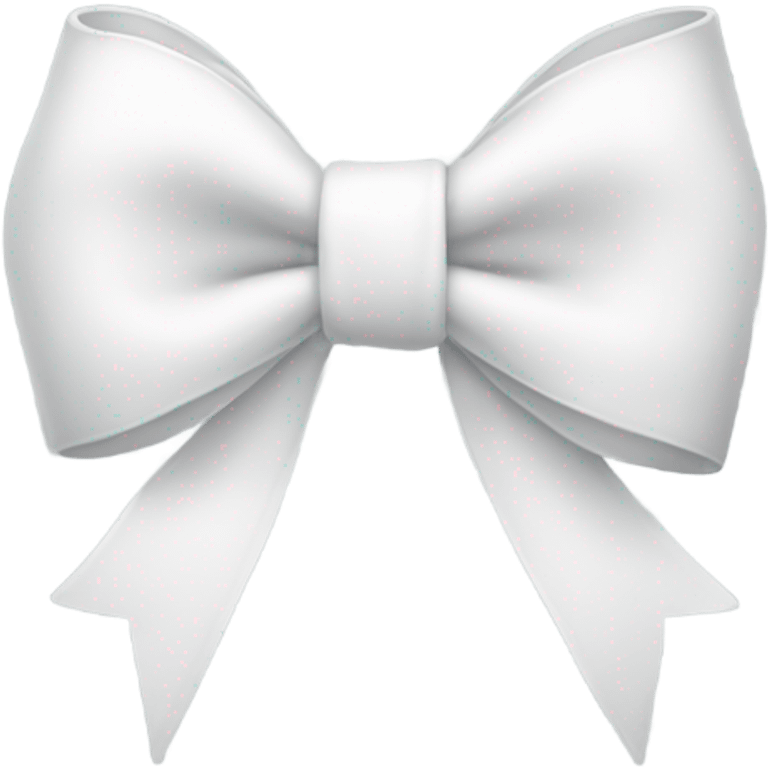 white bow emoji