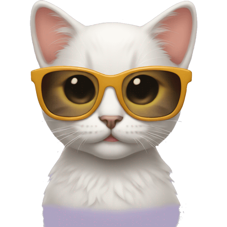 kitten wearing sunglasses  emoji