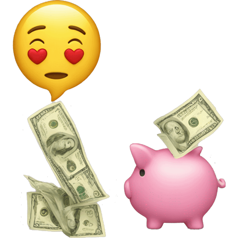 love and money emoji