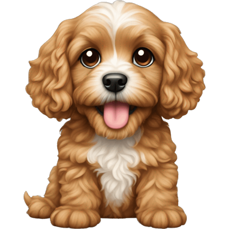 Cavapoo puppy emoji