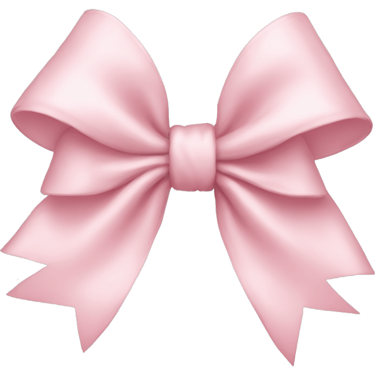 Light pink bow emoji