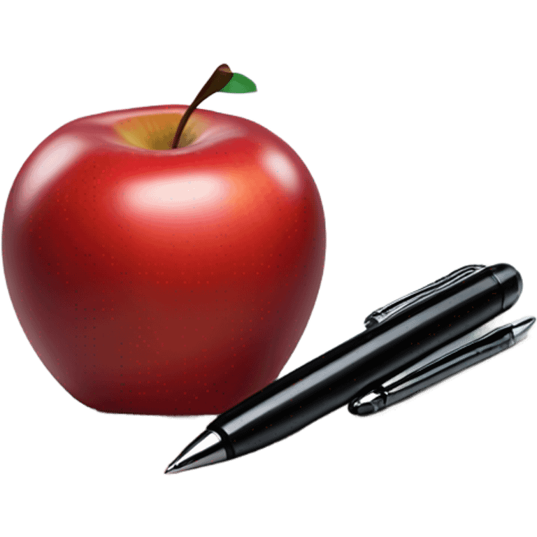 Apple pen emoji