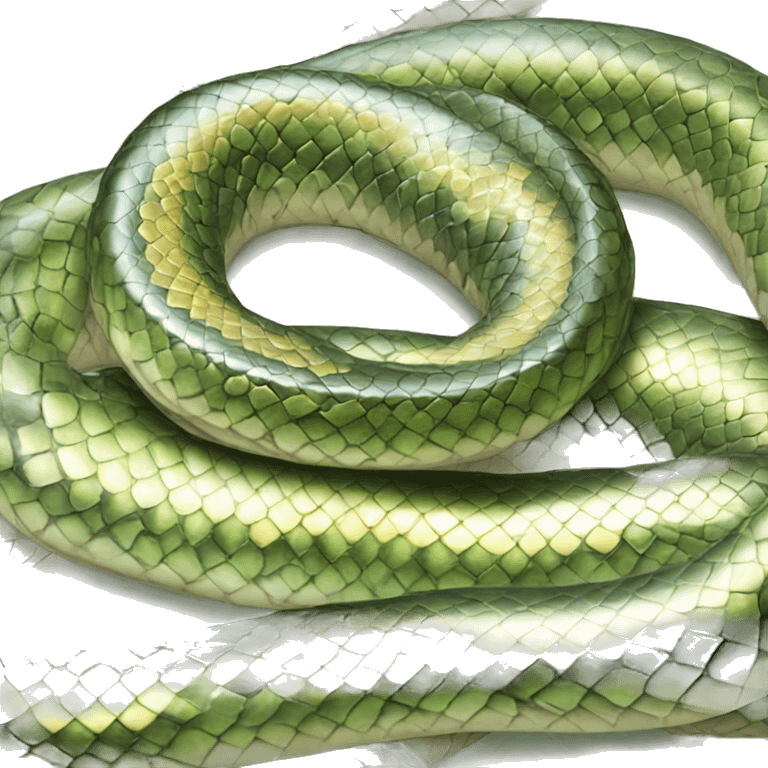 shiny snake emoji