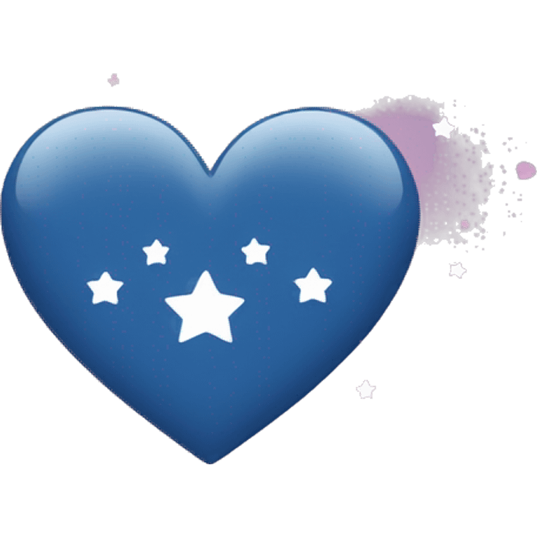 Heart with stars emoji