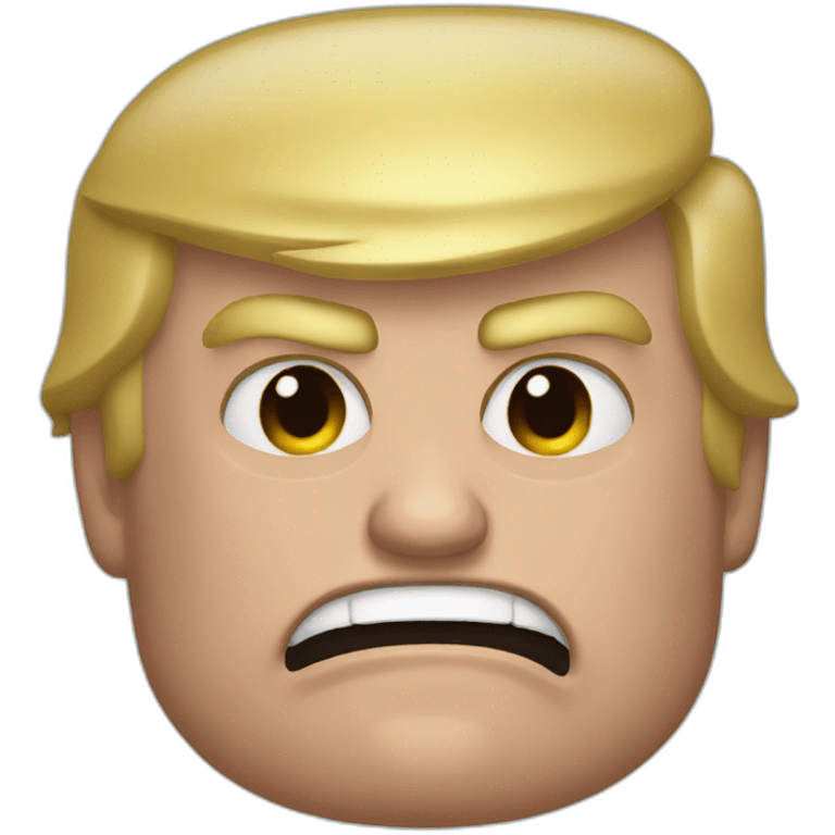 donald trump getting punched in the face emoji