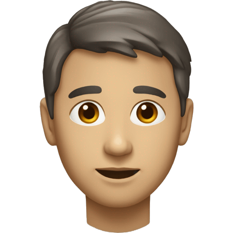 une personne avec la moitié du visage brulé emoji