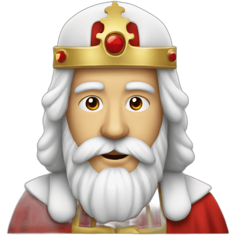 Tête de Saint Nicolas qui sourit  emoji