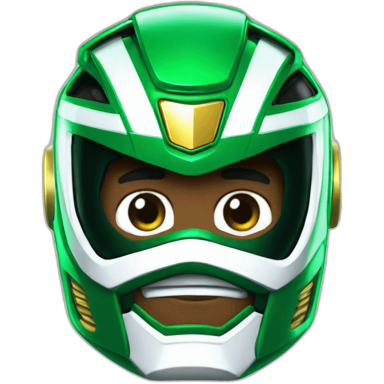 Green Mighty Morphin Power Ranger emoji