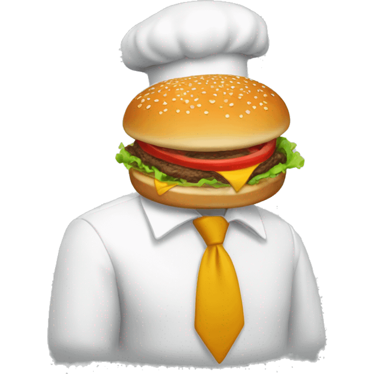 Headless Burger man emoji