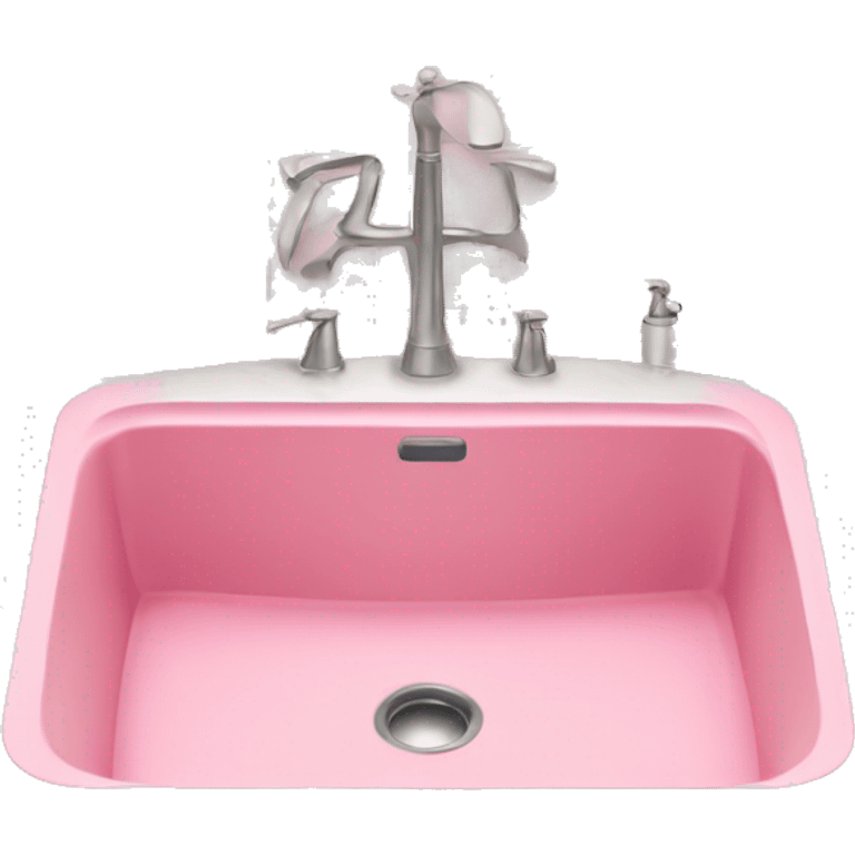 Pink sink  emoji