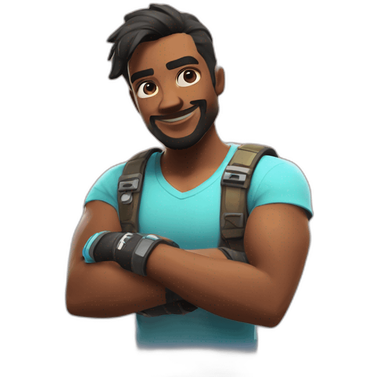 Fortnite gamer emoji