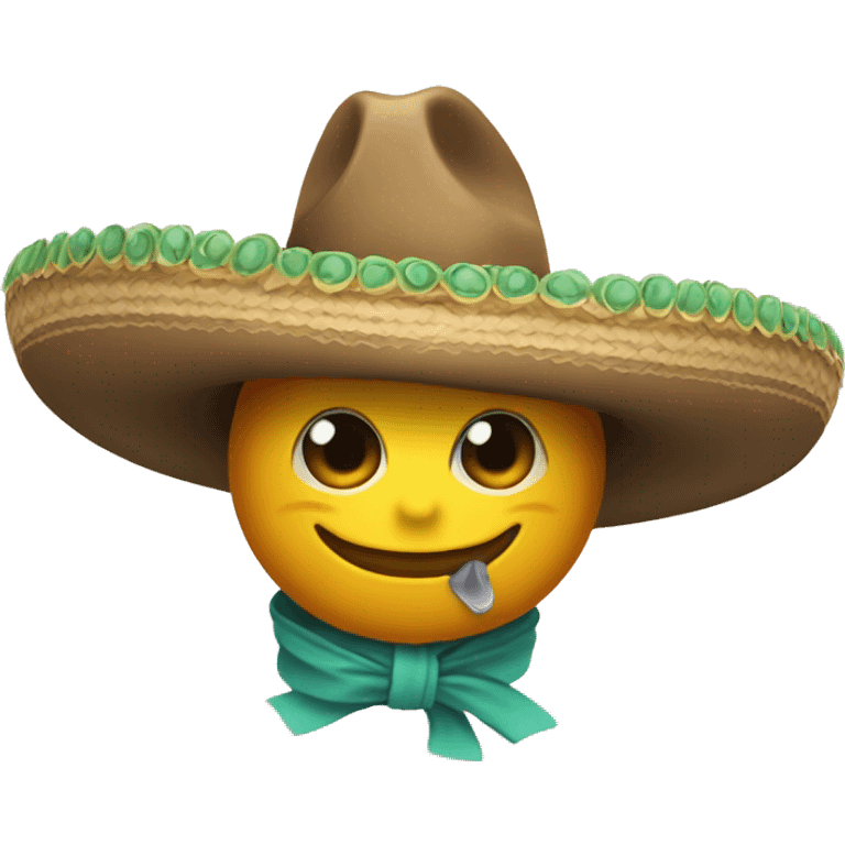 Axolote With sombrero  emoji