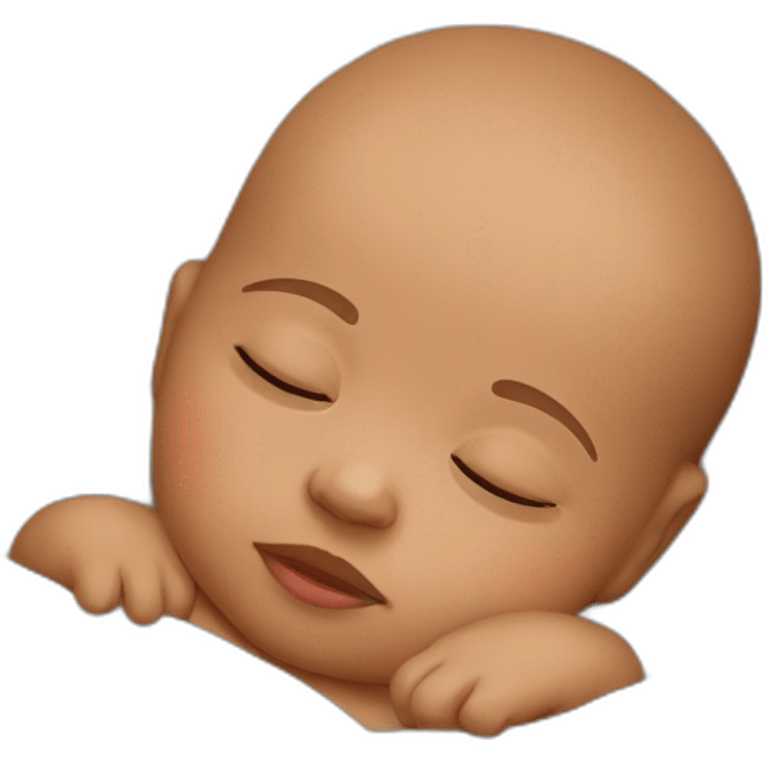 Sleeping baby emoji