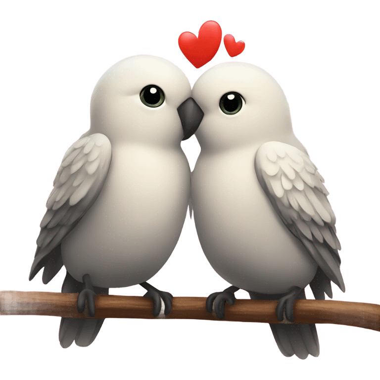 love birds emoji