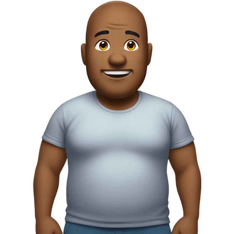 Fat man emoji