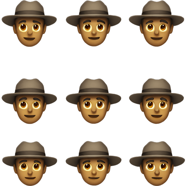 man with hat emoji