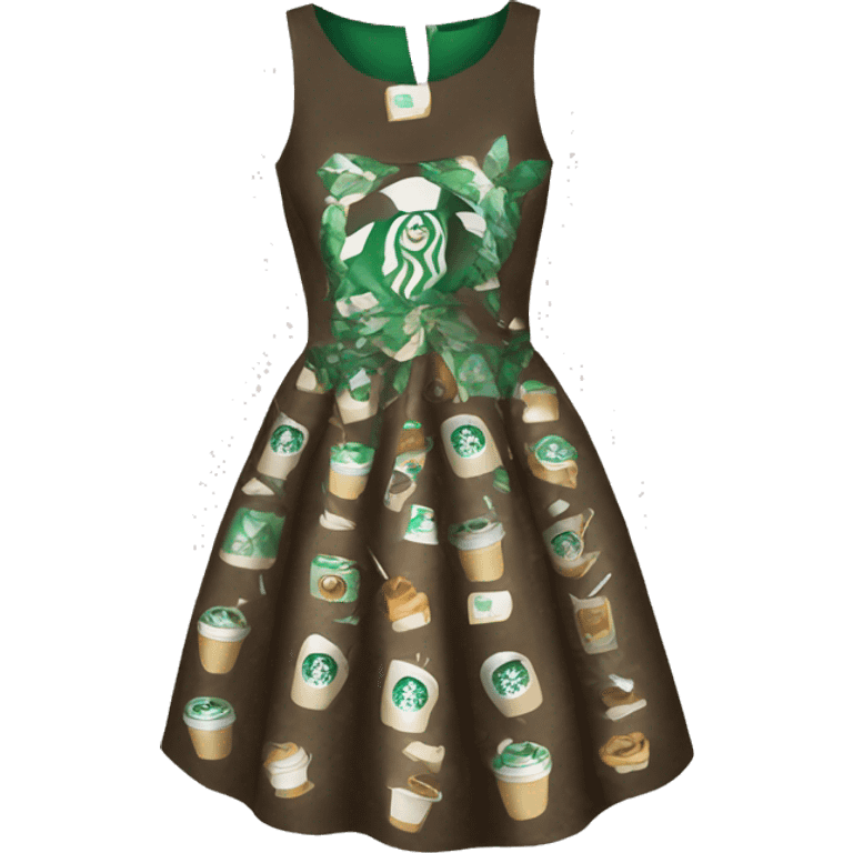 Starbucks dress emoji