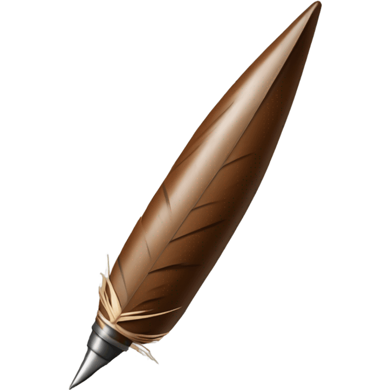 brown Quill  emoji