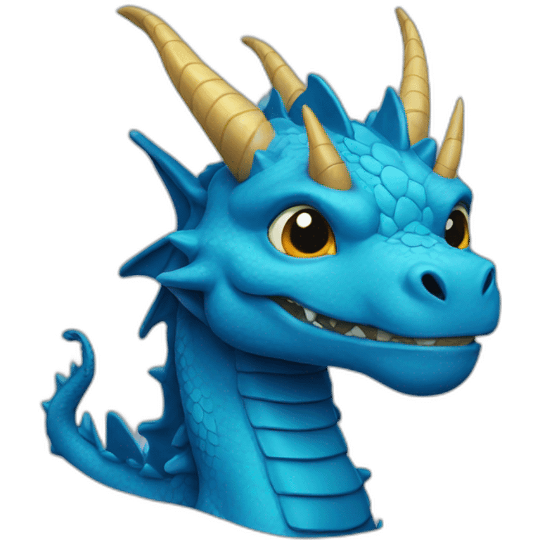 blue dragon emoji