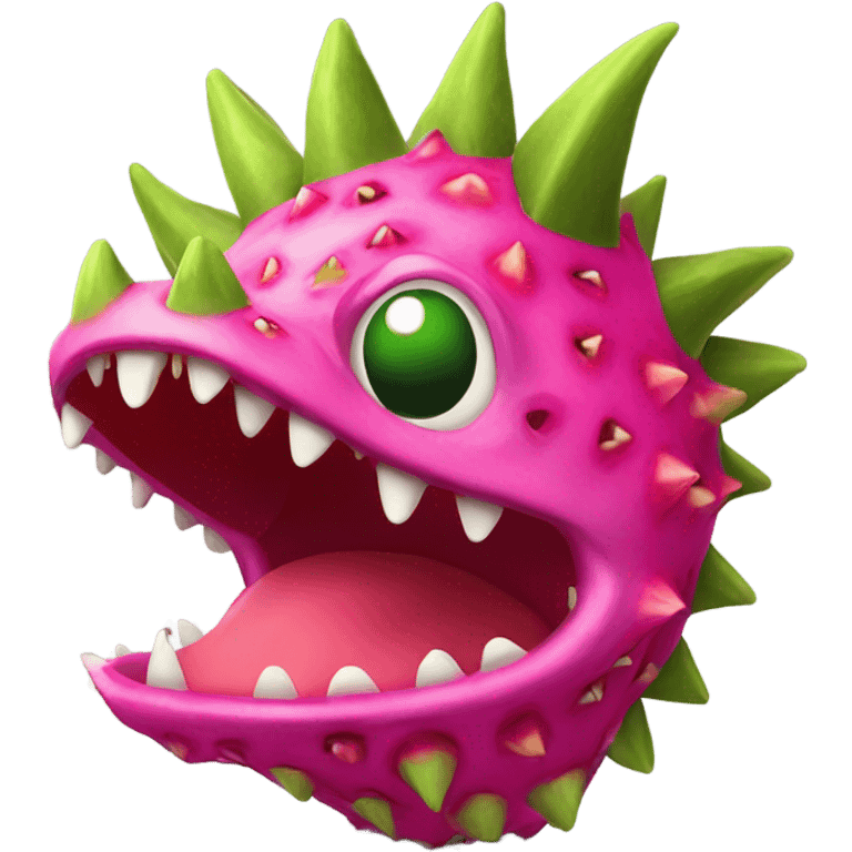 Dragonfruit dragon  emoji