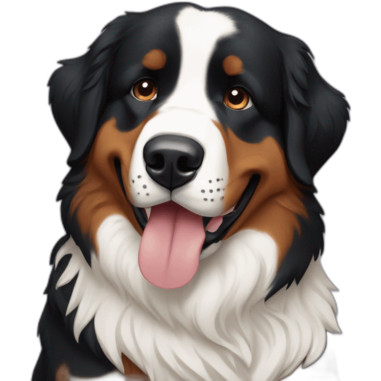 bernese mountain dog pain emoji