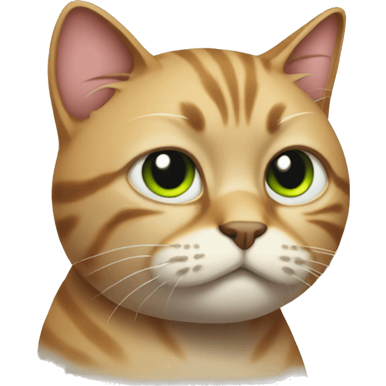 Disgusted emoji cat  emoji