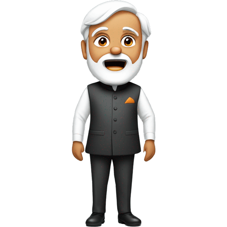 narendra modi shrugging with his arms up emoji