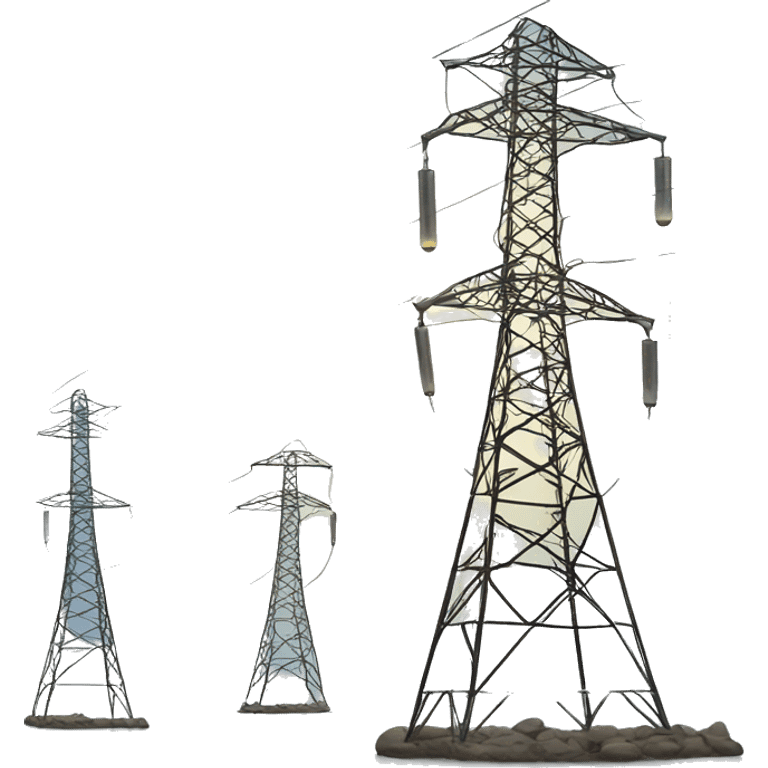 electricity pylon small emoji