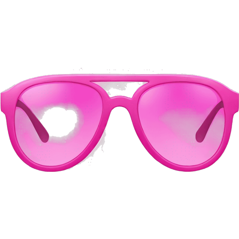 Pink sunglasses emoji