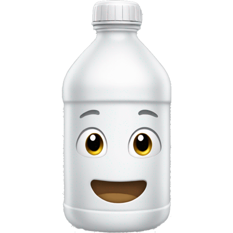 white water bottle with handle on top emoji