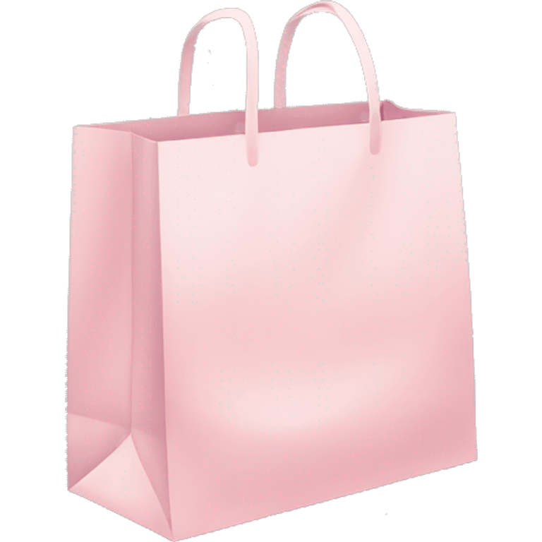 Pale Pink shopping bag emoji