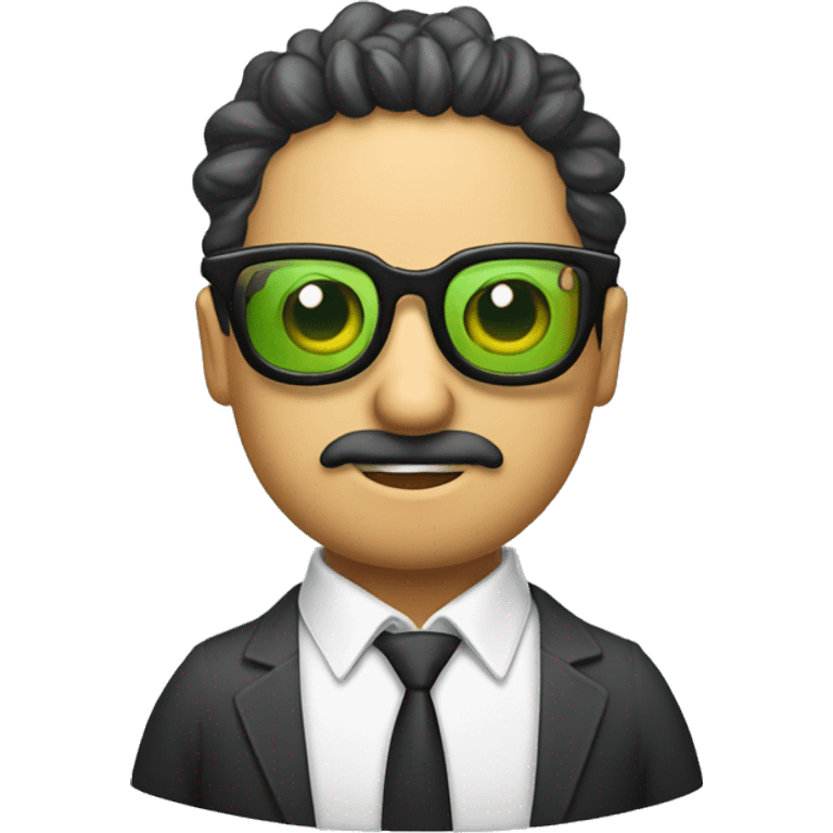 Lechuga con gafas  emoji