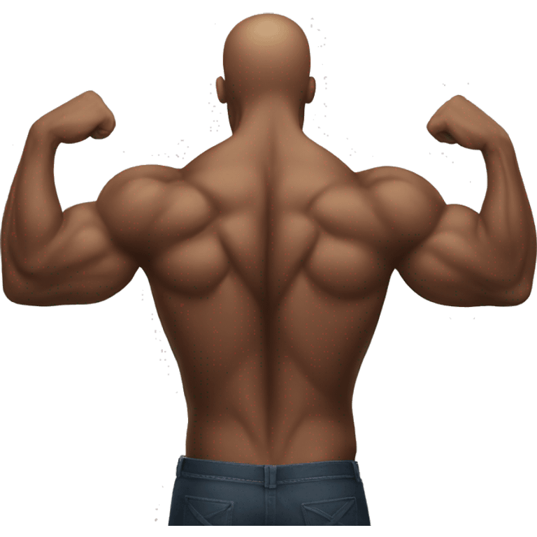 Muscular back emoji