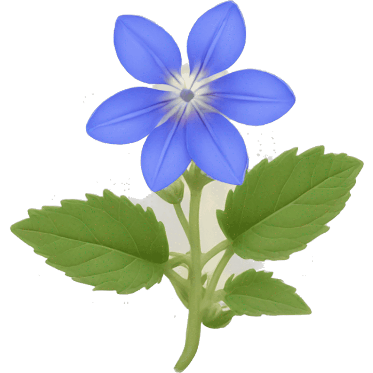 borage flower emoji