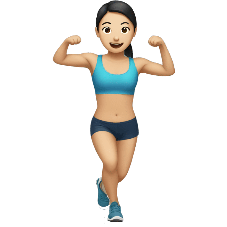 asian workout emoji