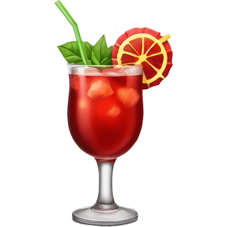 red alcoholic cocktail


 emoji