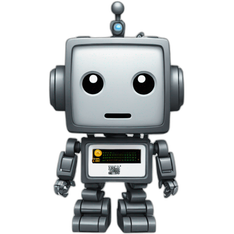 robot qr code emoji