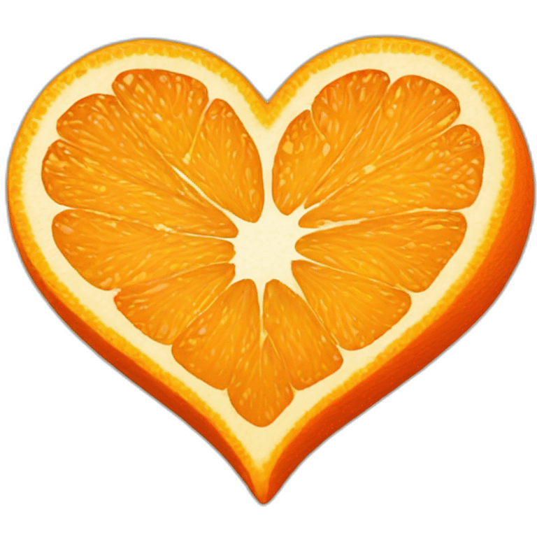 orange heart emoji