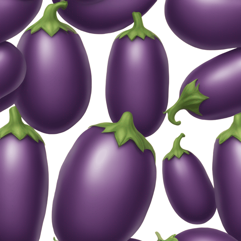 eggplant emoji in peach emoji emoji