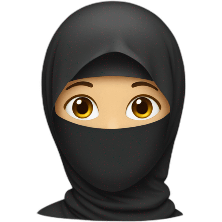 woman in burka emoji