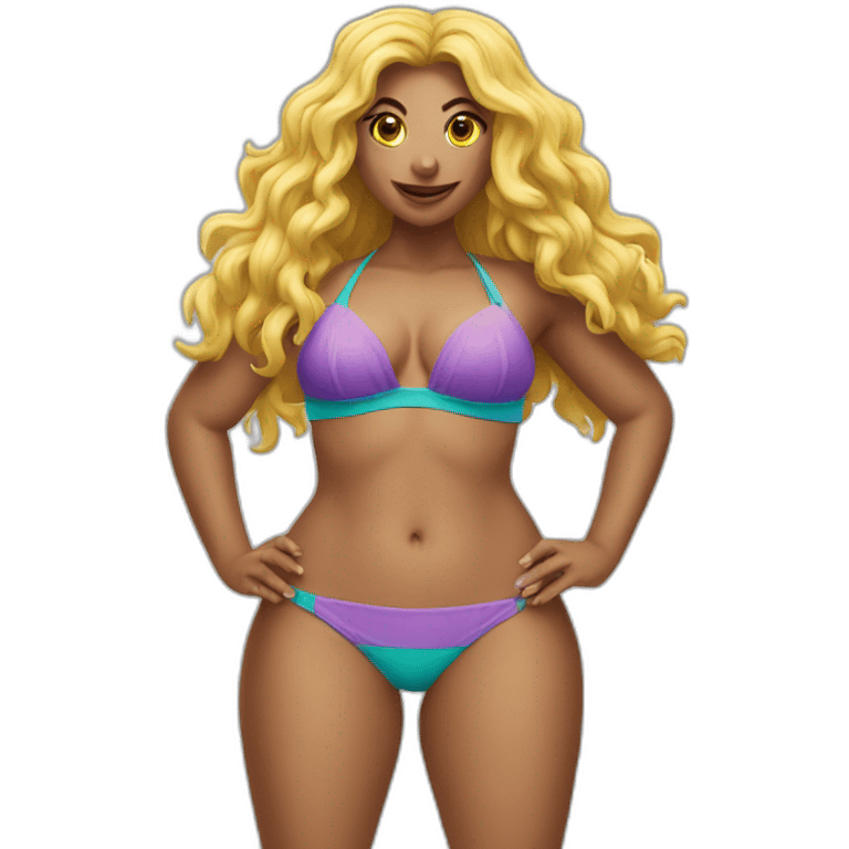 bikini monster emoji