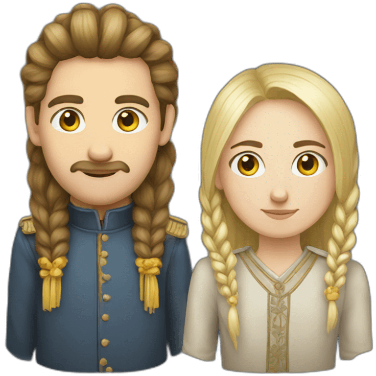 Ukraina and pieca emoji