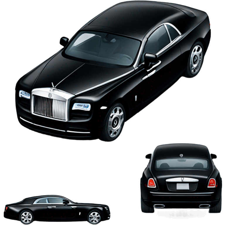 Rolls Royce black  emoji