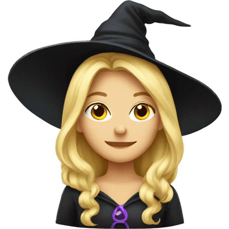 Blonde witch emoji